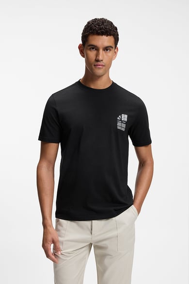 ΜΠΛΟΥΖΑ T-SHIRT BOSS - 001 ΜΑΥΡΟ